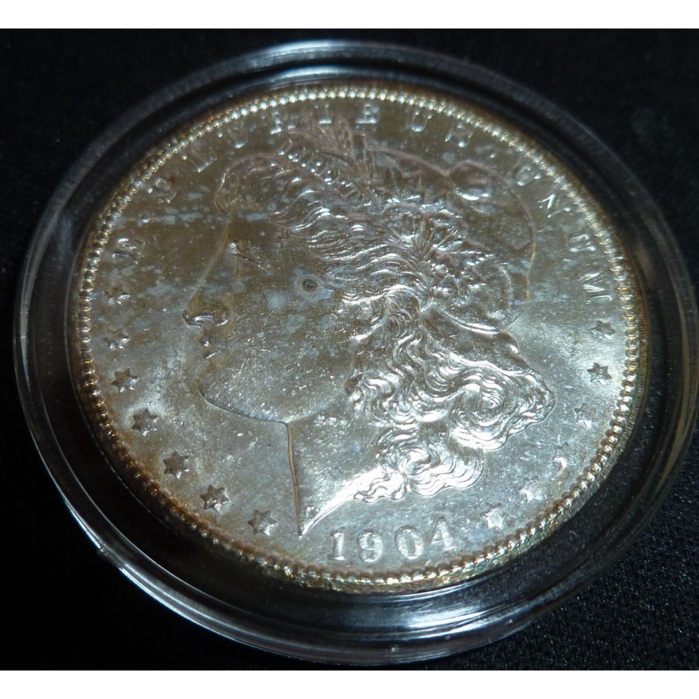 1904 o Morgan Silver Dollar